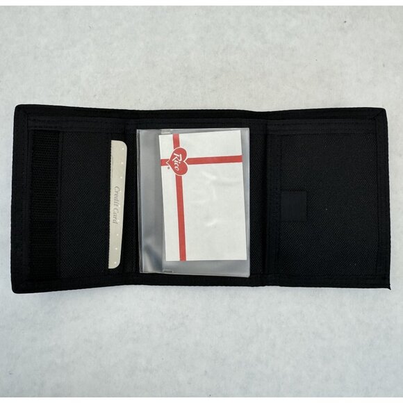 Vintage NASCAR #6 Mark Martin Leather Nylon Trifold Wallet Hook Loop Closure - Picture 5 of 11